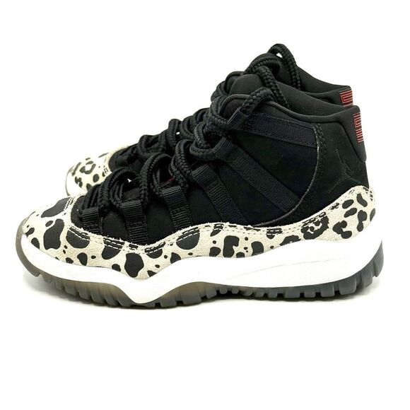 Nike Jordan 11 Retro Animal Instinct (PS) Lace Up Little Kid Sneakers - US 11.5 - Picture 2 of 14